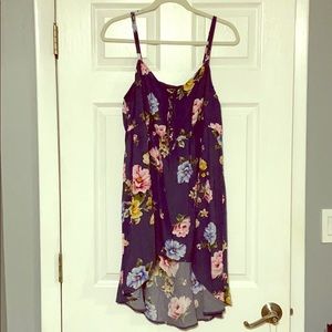 High low babydoll top